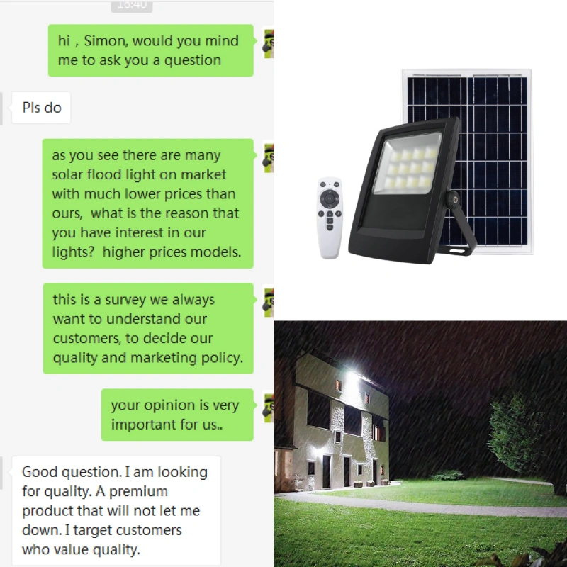 Radiance Solar LED flood light clients feedback ecoolpower 2 ECOOL POWER