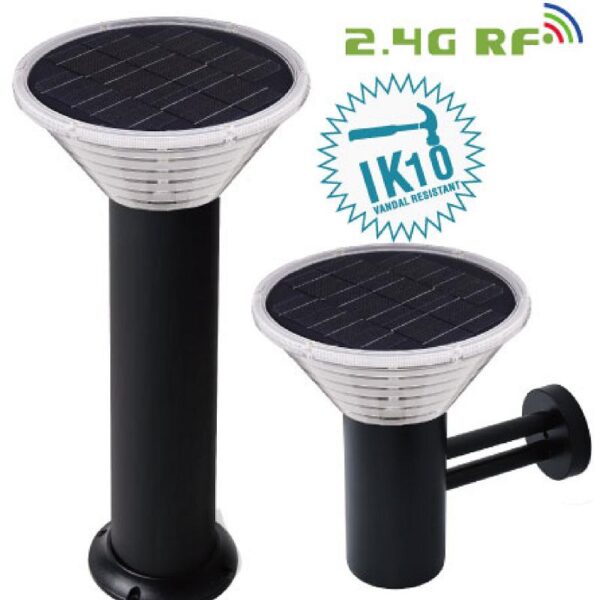 Superbright Solar bollard garden light