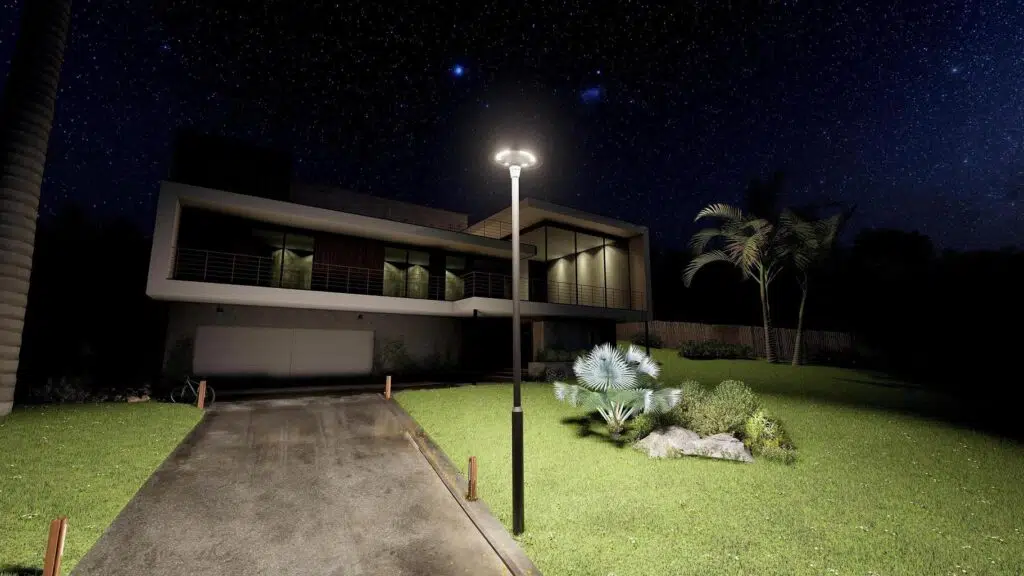 RGB solar garden lamp with bluetooth Music