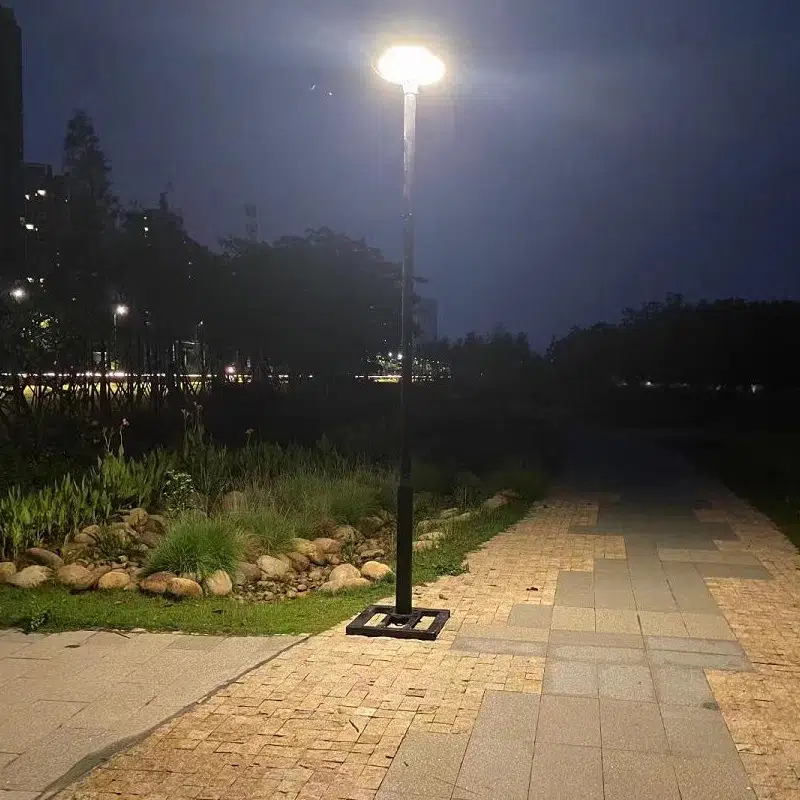 RGB solar garden lamp with bluetooth Music