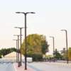 Advanced Solar Street Light double arm 80Wx2 in Saudi Arabia