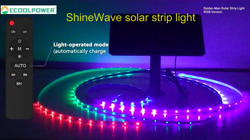 ShineWave solar strip light ECOOL POWER