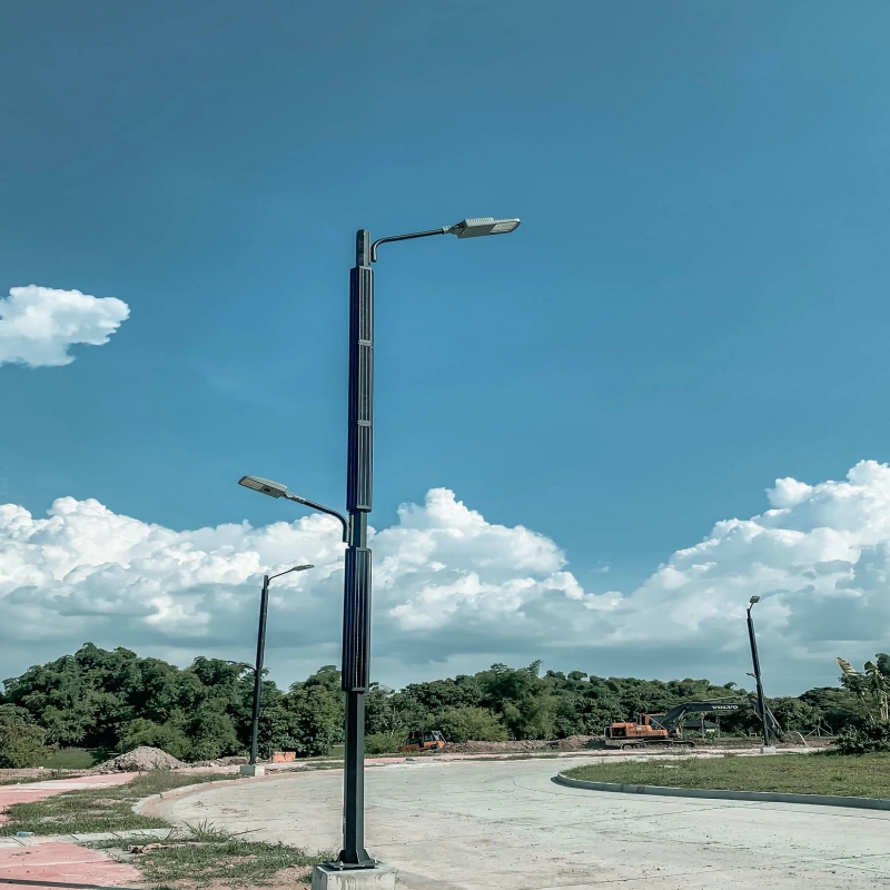 Solar pole street light